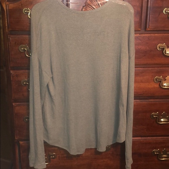 Mudd size L button down v neck long sleeve shirt - Picture 7 of 10